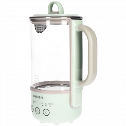 Ηλεκτρικός βραστήρας BUYDEEM K314, 300W, 0.6 l, Χρονοδιακόπτης με 3 στάδια, 3 ρυθμίσεις θερμοκρασίας, Διατήρηση ζεστού έως 8 ώρες, Πράσινο φως