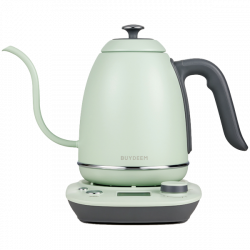 Ηλεκτρικός βραστήρας BUYDEEM K821, 1000W, 0.8 l, Keep warm, τεχνολογία αισθητήρα NTC, LCD, ανοιχτό πράσινο
