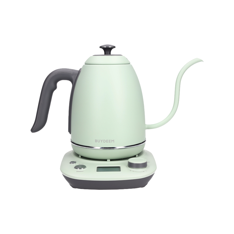 Ηλεκτρικός βραστήρας BUYDEEM K821, 1000W, 0.8 l, Keep warm, τεχνολογία αισθητήρα NTC, LCD, ανοιχτό πράσινο