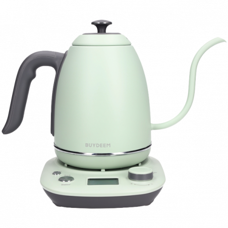Ηλεκτρικός βραστήρας BUYDEEM K821, 1000W, 0.8 l, Keep warm, τεχνολογία αισθητήρα NTC, LCD, ανοιχτό πράσινο