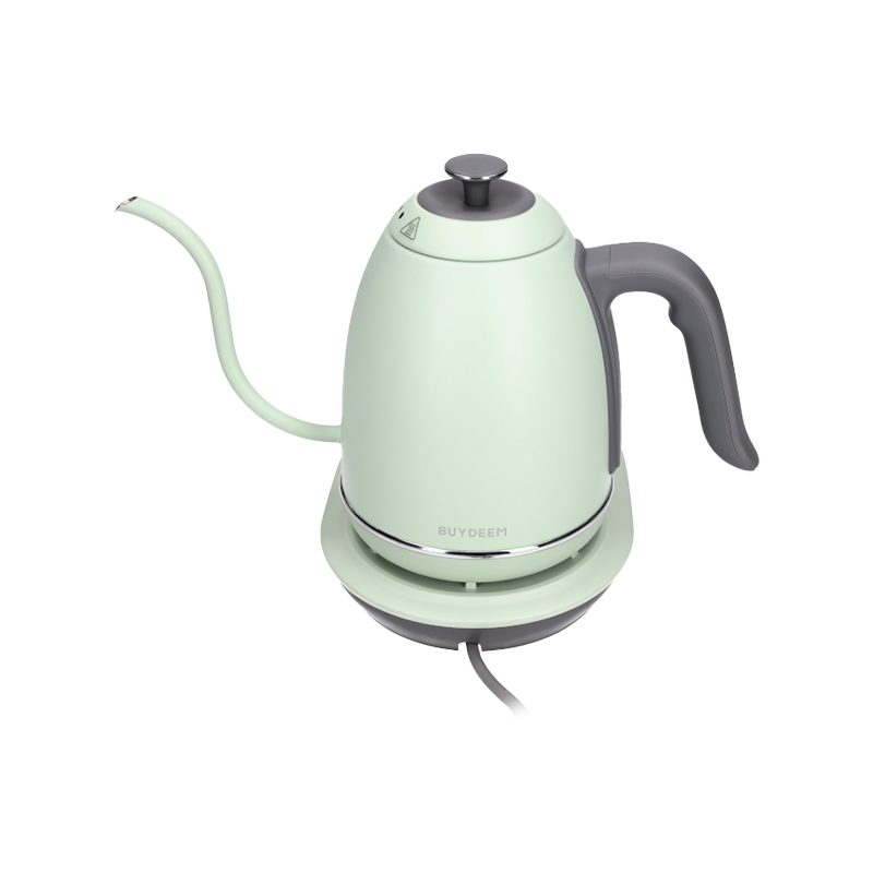 Ηλεκτρικός βραστήρας BUYDEEM K821, 1000W, 0.8 l, Keep warm, τεχνολογία αισθητήρα NTC, LCD, ανοιχτό πράσινο