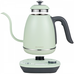 Ηλεκτρικός βραστήρας BUYDEEM K821, 1000W, 0.8 l, Keep warm, τεχνολογία αισθητήρα NTC, LCD, ανοιχτό πράσινο