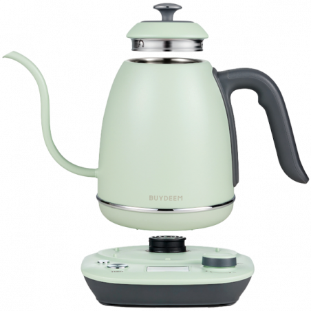 Ηλεκτρικός βραστήρας BUYDEEM K821, 1000W, 0.8 l, Keep warm, τεχνολογία αισθητήρα NTC, LCD, ανοιχτό πράσινο