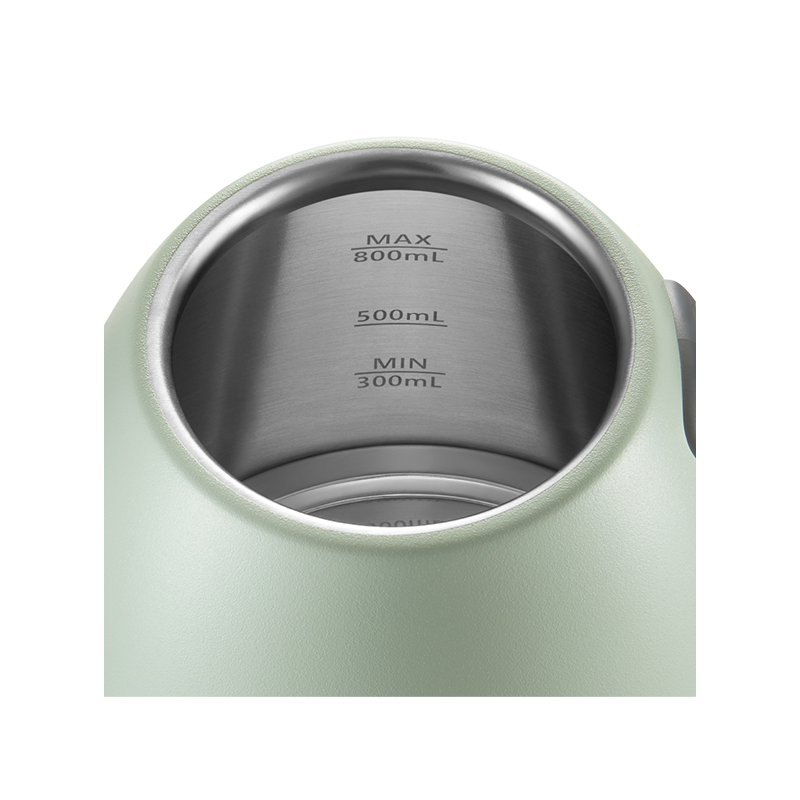 Ηλεκτρικός βραστήρας BUYDEEM K821, 1000W, 0.8 l, Keep warm, τεχνολογία αισθητήρα NTC, LCD, ανοιχτό πράσινο