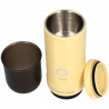 Φορητή μηχανή espresso BUYDEEM Nano OTEM-01, 7500 mAh, 20 bar, 50 ml, 12/24V, φόρτιση USB και Type-C, έδαφος + κάψουλες, κίτρινο