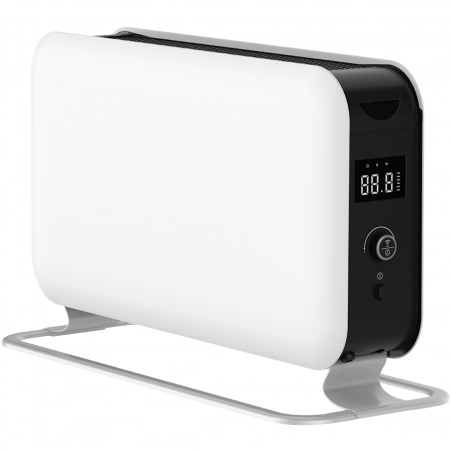 Ενδοδαπέδιος θερμαντήρας Mill WiFI Gen 3, 1500W, 20 m2, Wi-fi, Bluetooth, οθόνη LED, λειτουργία ανοιχτού παραθύρου, τηλεχειριστήριο, Λευκό
