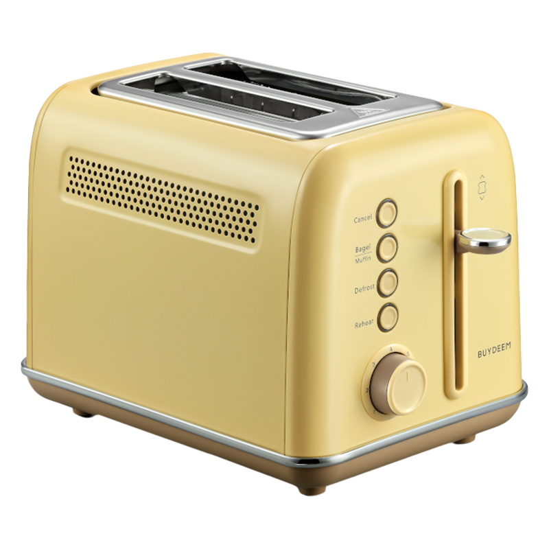 BUYDEEM 2 Slice Toaster, model DT620E, color Mellow Yellow, EU