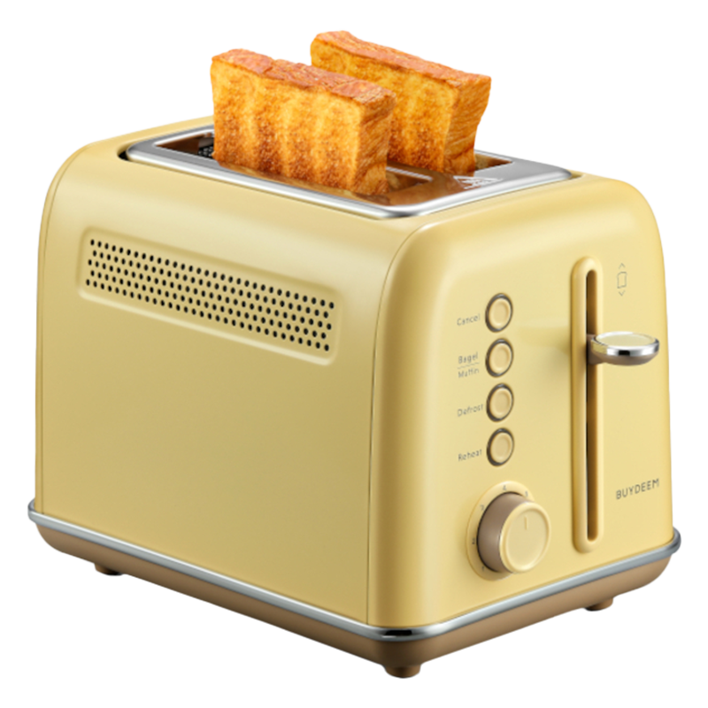 BUYDEEM 2 Slice Toaster, model DT620E, color Mellow Yellow, EU