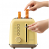 BUYDEEM 2 Slice Toaster, model DT620E, color Mellow Yellow, EU