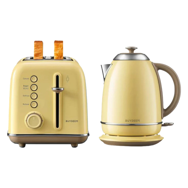 BUYDEEM 2 Slice Toaster, model DT620E, color Mellow Yellow, EU