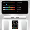 Klausberg KB 7857, Μέχρι 180 κιλά, Bluetooth, Android/iOS, οθόνη LCD, 14 τιμές σώματος, Λευκό