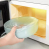 Σετ 6 καπακιών σιλικόνης Kinghoff KH 1902, -40 έως 230°C, Στεγανή και αεροστεγής εφαρμογή, Επαναχρησιμοποιήσιμο, Γενικής χρήσης, Διαφανές