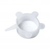 Σετ 6 καπακιών σιλικόνης Kinghoff KH 1902, -40 έως 230°C, Στεγανή και αεροστεγής εφαρμογή, Επαναχρησιμοποιήσιμο, Γενικής χρήσης, Διαφανές