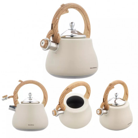 Klausberg KB 7919 βραστήρας με στροβιλισμό, 2,8 l, Θερμομονωμένη λαβή, Επαγωγή, Μπεζ