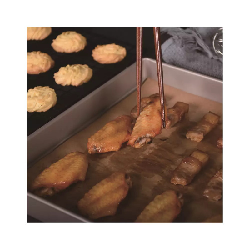 Περγαμηνή ψησίματος Klausberg KB 7903, Ρολό 20 m, 38 cm, -40 έως 230°C, γενικής χρήσης, αντικολλητικό, καφέ