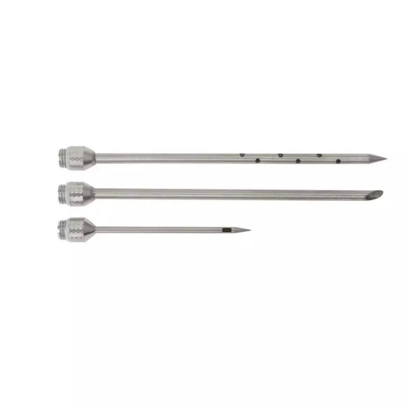 Σύριγγα μαριναρίσματος κρέατος Klausberg KB 7842, 60 ml, 3 βελόνες, Ανοξείδωτο ατσάλι, χωρίς BPA, Ασημί