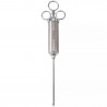 Σύριγγα μαριναρίσματος κρέατος Klausberg KB 7842, 60 ml, 3 βελόνες, Ανοξείδωτο ατσάλι, χωρίς BPA, Ασημί