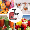 Αποχυμωτής Klausberg KB 7870, 150 W, 700 ml, κοχλίας 7 τμημάτων, Reverse, Αξεσουάρ, Κόκκινο