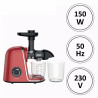 Αποχυμωτής Klausberg KB 7870, 150 W, 700 ml, κοχλίας 7 τμημάτων, Reverse, Αξεσουάρ, Κόκκινο