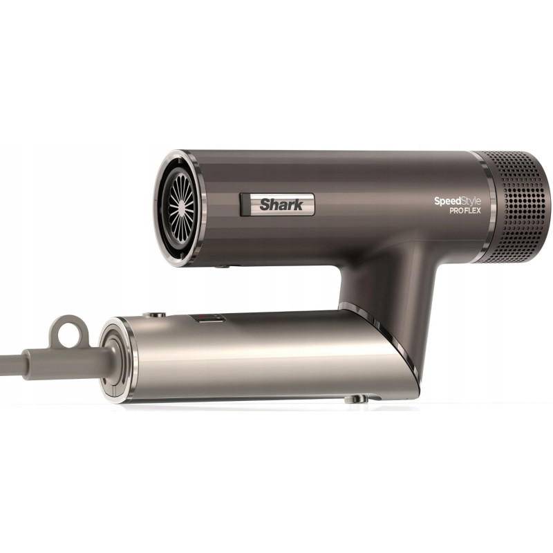 4σε1 Shark SpeedStyle Pro FLEX HD542EU, 1750W, 4 ρυθμίσεις θερμοκρασίας, 3 ταχύτητες, κρύος αέρας, ιονισμός, προστασία τριχωτού της κεφαλής, Mocha silver