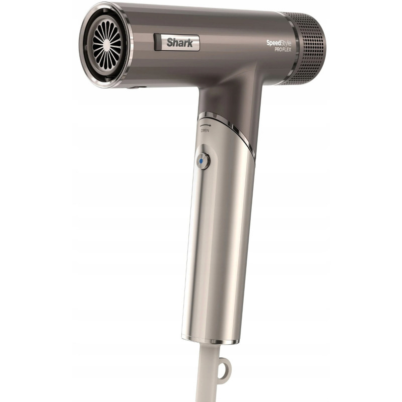 4σε1 Shark SpeedStyle Pro FLEX HD542EU, 1750W, 4 ρυθμίσεις θερμοκρασίας, 3 ταχύτητες, κρύος αέρας, ιονισμός, προστασία τριχωτού της κεφαλής, Mocha silver