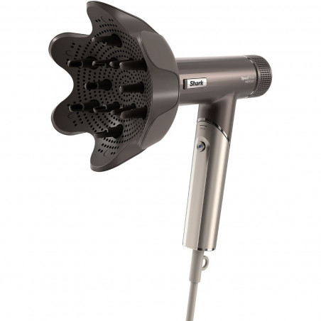 4σε1 Shark SpeedStyle Pro FLEX HD542EU, 1750W, 4 ρυθμίσεις θερμοκρασίας, 3 ταχύτητες, κρύος αέρας, ιονισμός, προστασία τριχωτού της κεφαλής, Mocha silver