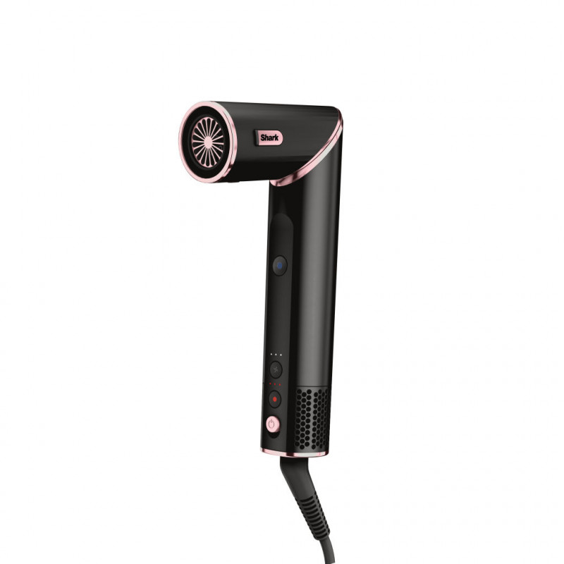 Shark FlexStyle HD440EU 5in1 Σίδερο & Στεγνωτήρας μαλλιών για μπούκλες, 1400W, 3 ταχύτητες, 4 ρυθμίσεις θερμοκρασίας, Coanda, Προστασία θερμότητας, Cool Shot, Μαύρο/Ροζ Χρυσό