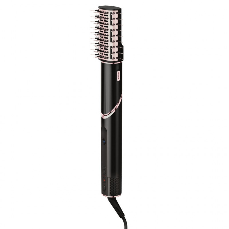 Shark FlexStyle HD440EU 5in1 Σίδερο & Στεγνωτήρας μαλλιών για μπούκλες, 1400W, 3 ταχύτητες, 4 ρυθμίσεις θερμοκρασίας, Coanda, Προστασία θερμότητας, Cool Shot, Μαύρο/Ροζ Χρυσό
