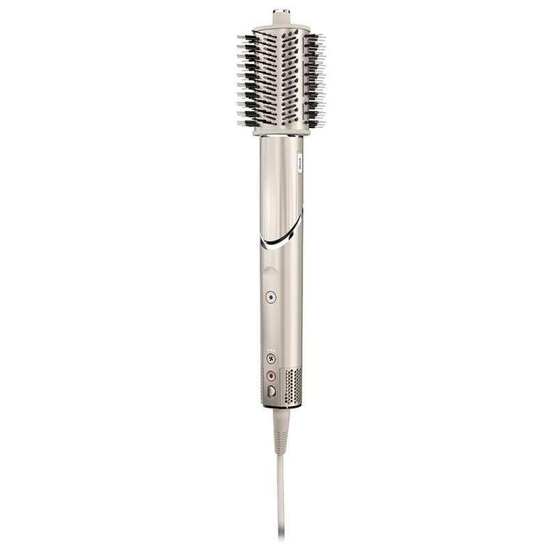 Shark FlexStyle HD424SLEU Σίδερο και στεγνωτήρας μαλλιών, 1400W, 3 ταχύτητες, αυτόματη μπούκλα Coanda, 3 εξαρτήματα, προστασία από τη θερμότητα, Cool Shot, ασημί/σαμπάνια