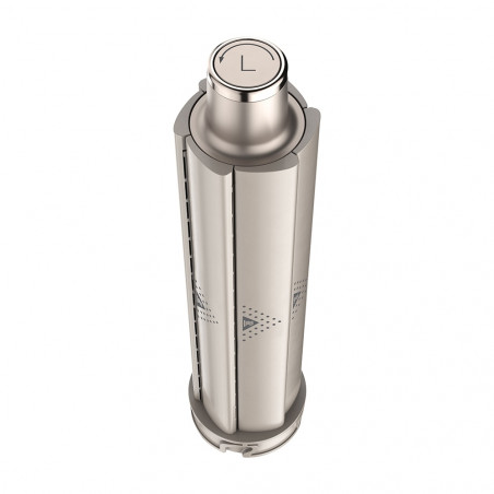 Shark FlexStyle HD424SLEU Σίδερο και στεγνωτήρας μαλλιών, 1400W, 3 ταχύτητες, αυτόματη μπούκλα Coanda, 3 εξαρτήματα, προστασία από τη θερμότητα, Cool Shot, ασημί/σαμπάνια