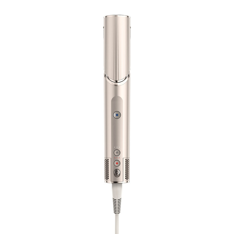 Shark FlexStyle HD424SLEU Σίδερο και στεγνωτήρας μαλλιών, 1400W, 3 ταχύτητες, αυτόματη μπούκλα Coanda, 3 εξαρτήματα, προστασία από τη θερμότητα, Cool Shot, ασημί/σαμπάνια
