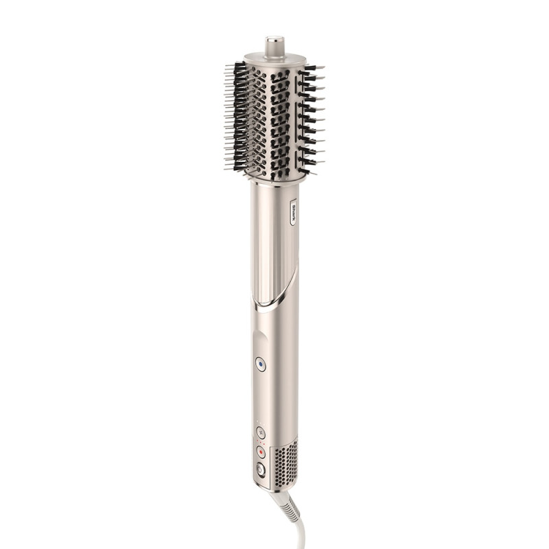 Shark FlexStyle HD424SLEU Σίδερο και στεγνωτήρας μαλλιών, 1400W, 3 ταχύτητες, αυτόματη μπούκλα Coanda, 3 εξαρτήματα, προστασία από τη θερμότητα, Cool Shot, ασημί/σαμπάνια