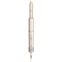 Shark FlexStyle HD424SLEU Σίδερο και στεγνωτήρας μαλλιών, 1400W, 3 ταχύτητες, αυτόματη μπούκλα Coanda, 3 εξαρτήματα, προστασία από τη θερμότητα, Cool Shot, ασημί/σαμπάνια
