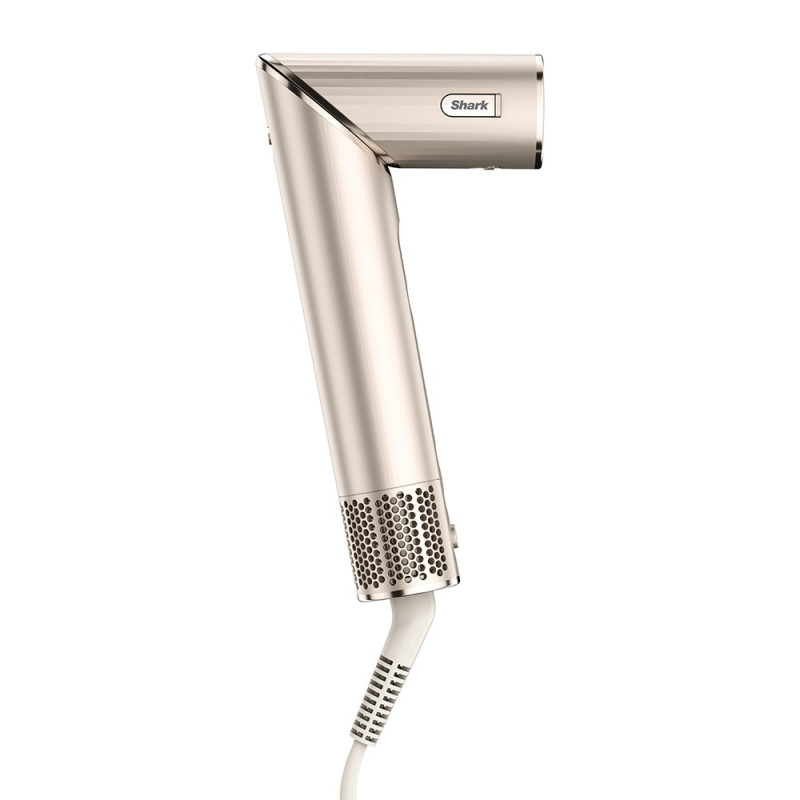 Shark FlexStyle HD424SLEU Σίδερο και στεγνωτήρας μαλλιών, 1400W, 3 ταχύτητες, αυτόματη μπούκλα Coanda, 3 εξαρτήματα, προστασία από τη θερμότητα, Cool Shot, ασημί/σαμπάνια