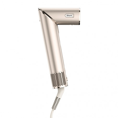 Shark FlexStyle HD424SLEU Σίδερο και στεγνωτήρας μαλλιών, 1400W, 3 ταχύτητες, αυτόματη μπούκλα Coanda, 3 εξαρτήματα, προστασία από τη θερμότητα, Cool Shot, ασημί/σαμπάνια