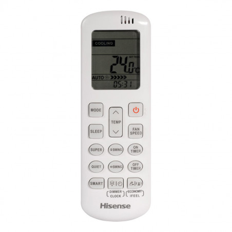 Inverter κλιματισμού Hisense Energy SE KA25MR0E, 9000 BTU, 14 m2, A+++/A++, Wi-Fi, Glasovo control, Byal