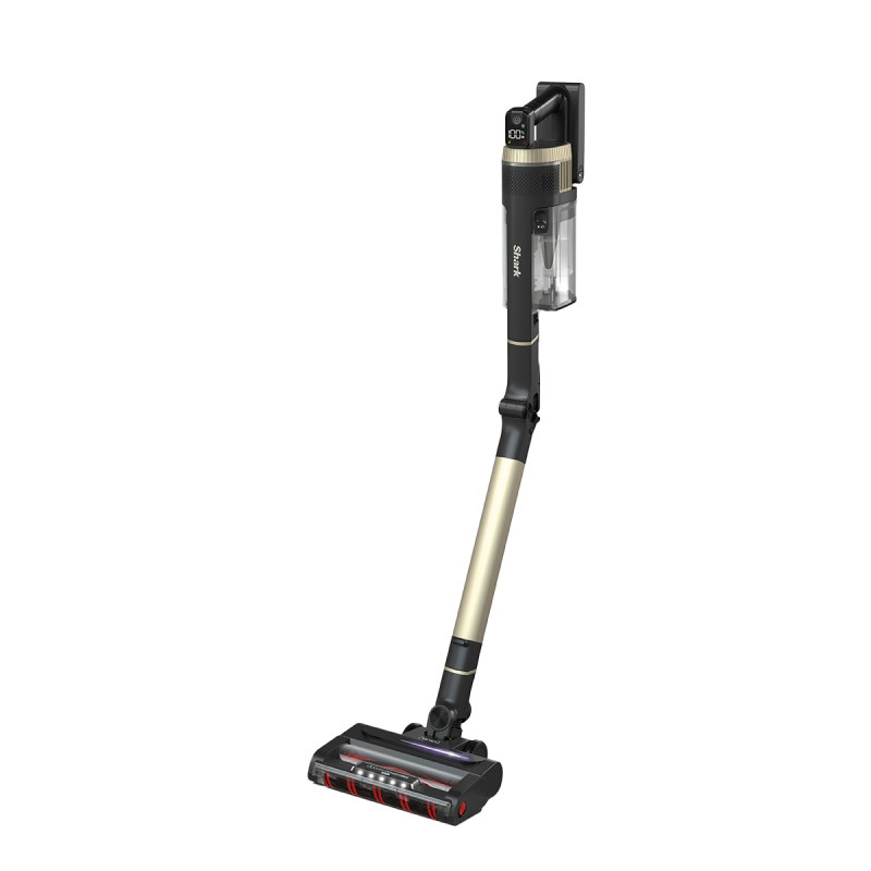 Σκούπα όρθια Shark Stratos True Pet Flexology IZ400EUT, 309W, 0.7L, 60 λεπτά αυτονομία, Clean Sense IQ, Pet Pro, LED, Powerfins, Dark Grey/Champagne