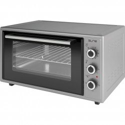 Elite EMO-48300G μίνι φούρνος, 2000W, 48 l, 3 λειτουργίες, Διπλό γυαλί, Κρυφό θερμαντικό στοιχείο στον πυθμένα, Θερμοστάτης, Χρονοδιακόπτης, Γκρι