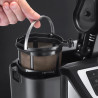 Καφετιέρα Russell Hobbs Victory Grind & Brew 22000-56, 1025W, 1,5 L, 250 g, 12 φλιτζάνια, χρονοδιακόπτης, ενσωματωμένο φίλτρο, μαύρο/οξυζενέ