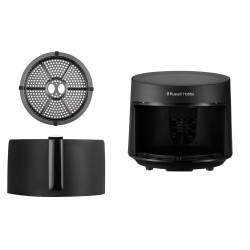 Russell Hobbs SatisFry Πανοραμική φριτέζα ζεστού αέρα 27420-56, 1650W, 5,5 l, 10 προγράμματα, ψηφιακή οθόνη LED, θερμοστάτης, χρονοδιακόπτης, Μαύρο