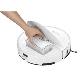 Ρομποτική ηλεκτρική σκούπα Roborock S8 Pro Ultra, 50W, Wi-Fi, 6000Pa, 750ml, 300m2, Αυτονομία έως 180min, Turbo, Φωνητικές εντολές, Λευκό