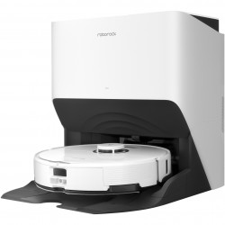 Ρομποτική ηλεκτρική σκούπα Roborock S8 Pro Ultra, 50W, Wi-Fi, 6000Pa, 750ml, 300m2, Αυτονομία έως 180min, Turbo, Φωνητικές εντολές, Λευκό