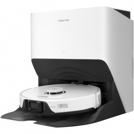 Ρομποτική ηλεκτρική σκούπα Roborock S8 Pro Ultra, 50W, Wi-Fi, 6000Pa, 750ml, 300m2, Αυτονομία έως 180min, Turbo, Φωνητικές εντολές, Λευκό