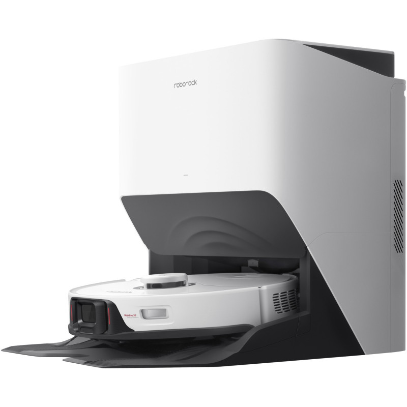 Ρομποτική ηλεκτρική σκούπα Roborock S8 Pro Ultra, 50W, Wi-Fi, 6000Pa, 750ml, 300m2, Αυτονομία έως 180min, Turbo, Φωνητικές εντολές, Λευκό