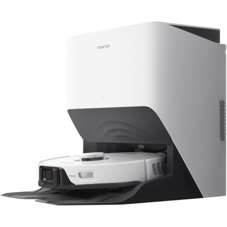 Ρομποτική ηλεκτρική σκούπα Roborock S8 Pro Ultra, 50W, Wi-Fi, 6000Pa, 750ml, 300m2, Αυτονομία έως 180min, Turbo, Φωνητικές εντολές, Λευκό