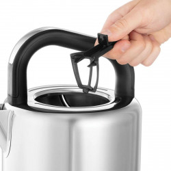 Ηλεκτρικός βραστήρας Russell Hobbs Distinctions Titanium 26422-70, 2400W, 1,5 l, γρήγορο βράσιμο, πλένεται φίλτρο κατά της αφαλάτωσης, βάση 360°, Protect, Inox/Titanium