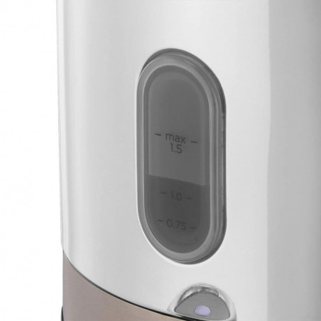 Ηλεκτρικός βραστήρας Russell Hobbs Distinctions Titanium 26422-70, 2400W, 1,5 l, γρήγορο βράσιμο, πλένεται φίλτρο κατά της αφαλάτωσης, βάση 360°, Protect, Inox/Titanium