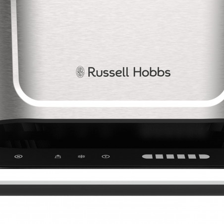 Τοστιέρα ψωμιού Russell Hobbs Attentiv 26210-56, 1640W, 2 φέτες, 6 στάδια, κεντράρισμα, έλεγχος αφής, LED, αποθήκευση, υψηλή ανύψωση, χωρίς BPA και PFAS, Inox/μαύρο
