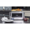 Τοστιέρα Elegance της Russell Hobbs 23380-56, 1420W, 2 φιλέτα, 6 μοίρες, Lift & Look, Inox/μαύρο