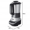 Russell Hobbs Soup & Blend 21480-56, 1200W, 1.75L, θέρμανση, 8 προγράμματα, ηχητικός συναγερμός, σύστημα ασφαλείας, διατήρηση θερμότητας, μαύρο/Inox